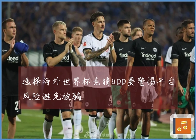 选择海外世界杯竞猜app要警惕平台风险避免被骗